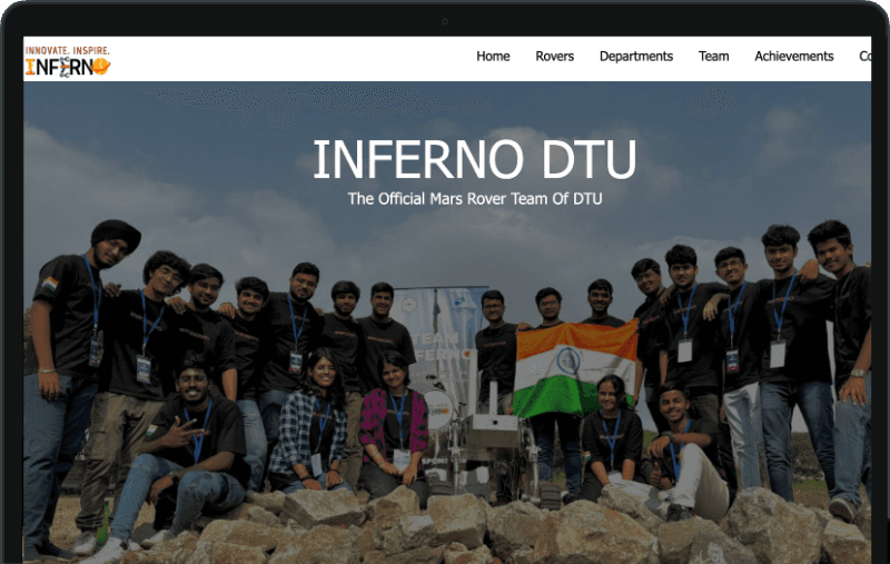 Portfolio Page for Team Inferno